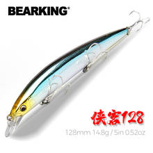 Retail Bearking professional fishing tackle Only for promotion  fishing lures 128mm 14.8g Minnow bait  hot model 2024 - buy cheap
