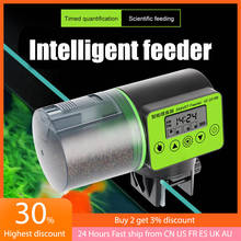 Smart Fish Tank Automatic Timer Feeder Machine Aquarium Intelligent Timing LCD Indicate Large Capacity Feeding Dispenser 2024 - buy cheap