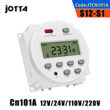 CN101A LCD time switch 12V 24V 110V 220V Time Relay Street lamp billboard power supply timer WITHOUT waterproof box 2024 - купить недорого