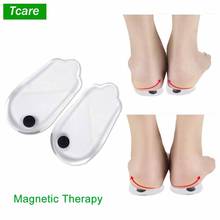 Tcare Magnetic Massage Insoles Gel O/X Type Leg Orthotics Heel Pad Corrective Foot Magnet Massage Insoles Insert Pads Adult Kids 2024 - buy cheap