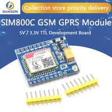 Módulo sim800c gsm gprs 5v/3.3v ttl placa de desenvolvimento ipex com bluetooth e tts para arduino stm32 c51 para arduino 2024 - compre barato