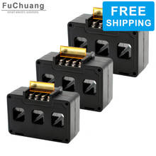 Envío gratis 3 Fase 1,0/0,5 clase transformadores de corriente CT5 AC 50A 100A 200A 300A 400A 600A 800A sensor de corriente 2024 - compra barato