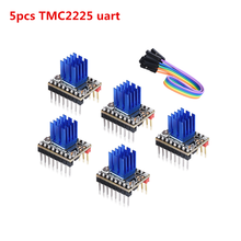 Драйвер шагового двигателя BIGTREETECH TMC 2225 V1.0, режим UART TMC2225, модуль stepstick для SKR V1.3 mini E3, драйвер 3D-принтера 2024 - купить недорого