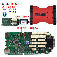 Relé Omron de escáner de placa única verde, herramienta de diagnóstico de calidad OBD2 OBDIICAT-TCS, nuevo 2017,3 + KEYGEN A +, VCI, bluetooth 2024 - compra barato