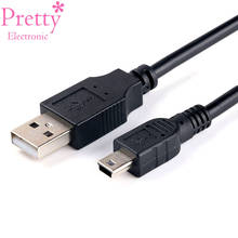 0.3m 1.5m 1m 3m 5m USB Type A To Mini USB Data Sync Cable 5 Pin B Male To Male Charge Charging Cord Line for Camera MP3 MP4 New 2024 - купить недорого
