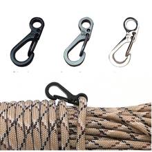 10Pcs/lot Mini Carabiner Camping Stainless Steel EDC Key Buckle Snap Hiking Spring Clip Hook Tactical Gear Key Chain Backpack 2024 - buy cheap