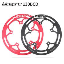 LITEPRO Bike Chain Wheel Guard 130BCD 52/54T Single Speed Chainring Aluminum Alloy Protection Cover Iamok Bicycle Parts 2024 - buy cheap