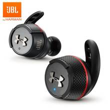 Оригинальные беспроводные наушники JBL Под Armour Project Rock True Wireless Flash, наушники, IPX5 Водонепроницаемая басовая стереогарнитура, Спортивная гарнитура с микрофоном