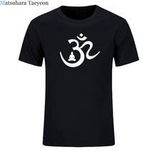T Shirt Men OM Symbol Buddha Meditation Buddhism Print Casual Short Sleeve Tee Tops Summer Brand Clothing Homme 2024 - buy cheap
