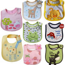 6Pc/Lot Free Shipping Baby Bibs Pattern Toddler Waterproof Saliva Towel Cotton Fit 0-3 Years Infant Burp Cloths Feeding 2024 - buy cheap
