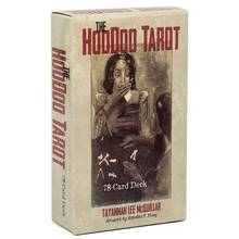 Cartas de tarô hoodoo, 78 peças, versão em inglês, oráculo, adivinhação, jogo de mesa, jogos de tabuleiro, com livro guia de pdf 2024 - compre barato