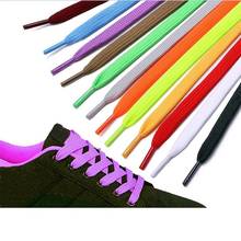 Cordones de zapatos coloridos para zapatillas, cordones de lona para zapatillas deportivas, cuerda larga de 100CM/ 120CM, 1 par 2024 - compra barato
