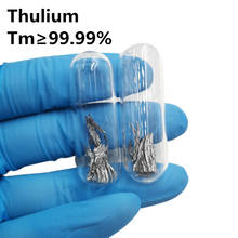 Thulium 1g vidrio sellado 4N puro Tm elemento espécimen 2024 - compra barato