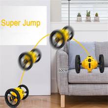 WiFi RC High Speed Video Remote Control Jumping Car Prank Stunt Toy LED Headlight Smart Bounce Racer Christmas Gift 720P Camera 2024 - buy cheap