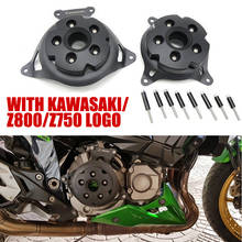 Protector de aluminio para motor de motocicleta, cubierta anticaída para Kawasaki Z800, Z750, 13-17, accesorios 2024 - compra barato