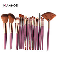 MAANGE 6/15/18/20Pcs Makeup Brushes Tool Set Cosmetic Powder Eye Shadow Foundation Blush Blending Beauty Make Up Brush Maquiagem 2024 - buy cheap