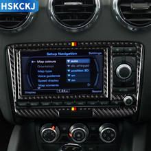 For Audi TT 8n 8J MK123 TTRS 2008 2010 2011 2012 2013 2014 Carbon Fiber AC Control Panel Frame CD Button Sticker Car Accessories 2024 - buy cheap