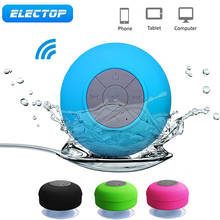 ELECTOP Portable Bluetooth Speaker Wireless Waterproof Shower Speakers for Phone PC Bluetooth Soundbar Hand Free Car Speaker 2024 - buy cheap