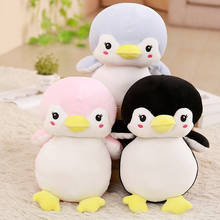 Elastic Plush Stuffed Penguin Soft Animal Toy Pink/Blue/Black Soft Penguin Appease Doll Kids Animals Plush Pillow 30cm 2024 - buy cheap
