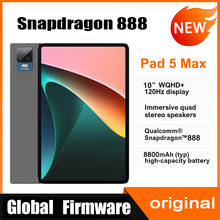 World Premiere Pad 5 Max Tablet Snapdragon 888 Android Tablet 10 inch Tablete 12GB 512GB Android 11 Tablets 5G Network Tablet PC 2024 - compre barato