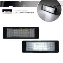 Error Free White LED License Plate Lights for Mini Cooper R55 R55N R60 R61 E81/E87 E63/E64 M6 E85/E86 Z4 Bimmer Parking Lights 2024 - buy cheap