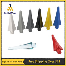 10Pcs MOC Parts 24482 Weapon Spear Tip with Fins Compatible Bricks DIY Assmble Building Blocks Particle Kid Puzzle Toy Gift 2024 - buy cheap