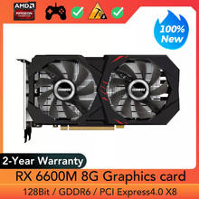 RX 6600M графическая карта 8 ГБ 3,0 бит GDDR6 игровая видеокарта для AMD Radeon RX6600M 8 Гб PCIE PCI-E 3 * DP HD слот ETH графический процессор для майнинга