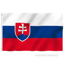 Slovakia Flag 90x150cm 100% Polyester Double Sides Printed National Flags And Banners For Decoration Celebration Parade Sports 2024 - buy cheap