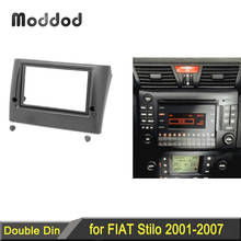 Double Din Fascia for FIAT Stilo 2001-2007 Radio CD DVD Stereo Panel Dash Mount Installation Trim Kit Frame Plate Bezel 2024 - buy cheap