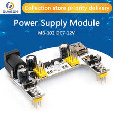 MB102 Mini USB Interface Breadboard Power Supply Module MB-102 Module For Arduino White DC 7-12V 2 Channel Board 2024 - buy cheap