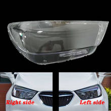 Para buick encore 2016-2018 frente faróis lâmpadas transparentes máscaras escudo da lâmpada faróis capa lente do farol de vidro 2024 - compre barato