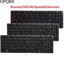 for Acer Aspire ES1-523 ES1-532  ES1-533 ES1-572 V15 VN7-572G VN7-592G Russian RU/US/UK/Spanish SP/German GR laptop Keyboard 2024 - buy cheap