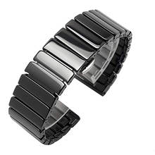 Ceramic Watch Strap For samsung Galaxy gear s3 Galaxy 46mm 42mm active watch band s2 20mm 22mm Watch Band Bracelet 2024 - buy cheap