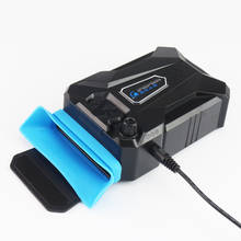 Ventilador de refrigeración de extracción externa para ordenador portátil, Enfriador de aire con USB, velocidad ajustable para 15, 15,6 y 17 pulgadas