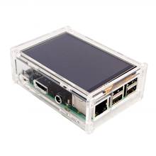 Acrylic Case Compatible for Raspberry Pi 2 Pi3 Model B Original 3.5" LCD TFT Touch Screen Display 2023 - buy cheap