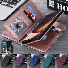 Flip Leather Case For Samsung Note 20 Ultra 10 S22 S21 S20 FE S10 S9 Plus Wallet Card Bag Cover For Galaxy A51 A71 A50 A70 Coque 2024 - buy cheap