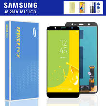 Pantalla LCD para Samsung Galaxy J8 100% J810 J810F J810Y, repuesto de montaje de digitalizador táctil, 2018 probado, funciona 2024 - compra barato