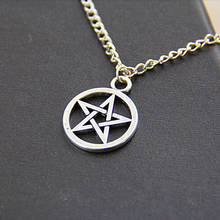 Pentagram Pendant Necklace for Women Men Wicca Wiccan Pagan Witchcraft Movie Jewelry Accessories Designer Goth Aesthetic Gothic 2024 - buy cheap