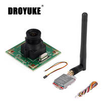 Droyuke mini transmissor ts5828l micro transmissor fpv com display digital, 5.8g, 600mw e 40ch com câmera vl para quadricóptero rc fpv 2024 - compre barato