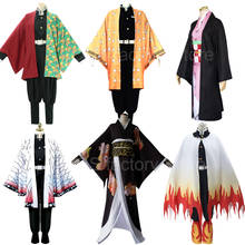 Cosplay Demon Slayer Kimetsu No Yaiba Costume Kamado Tanjirou Nezuko Full Set Adult Woman Man Anime Halloween Party Costume 2024 - buy cheap