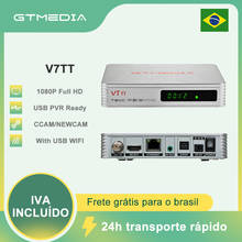GTMEDIA V7 TT Terrestrial TV Receiver DVB-T2 Cable Decoders H.265 HEVC 10Bit Tuner USB WIFI TDT Set Top Box,CCam Decoder Combo 2024 - buy cheap