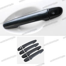 carbon fiber car door handle cover trims protector for mazda 2 memio 2007 2008 2009 2010 2011 2012 2013 2014 sport accessories 2024 - buy cheap