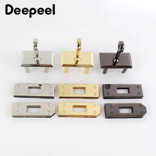 Deepeel 1/2Sets Metal Bag Locks Buckles Combination Clasp Lock DIY Luggage Handbag  Leather Craft Latch Hardware Accessory BD453 2024 - buy cheap