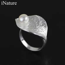 Женское Винтажное кольцо из серебра 925 пробы с натуральным жемчугом 2024 - купить недорого