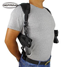 Tactical Double Draw Shoulder Holster Concealed Carry Dual Pistol Holster Adjustable Under Arm Handgun Carrier fits Most Handgun 2024 - buy cheap
