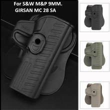 Coldre tático de cinto do exército para s & w m & p 9mm. Girsan mc 28 sa. Coldres de pistola de caça militares 2024 - compre barato