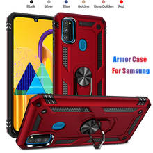 Anti Shock Case For Samsung Galaxy M52 M32 M22 M31S M51 M21 M31 ShockProof Dual Layer Magnet Ring Armor Case Back Cover Funda 2024 - buy cheap