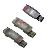 Luz de lectura para Interior de coche, lámpara de cúpula gris, luces de espejo para Passat B6 B7 CC Golf 5 6 MK6 7 MK7 Tiguan Polo Seat Leon 1KD947109A 2024 - compra barato