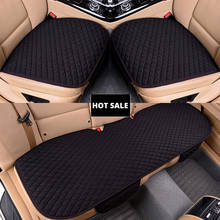 AUTOYOUTH Car Seat Covers Front/ Rear/ Full Set Choose Car Seat Cushion Linen Fabric Car Accessories Universal Size Anti-slip 2024 - купить недорого