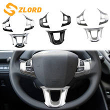 Zlord 3 шт./компл. Рулевое колесо украшения накладка Стикеры подходит для Peugeot 2008 208 308 2014 2015 2016 2017 2018 2019 2024 - купить недорого